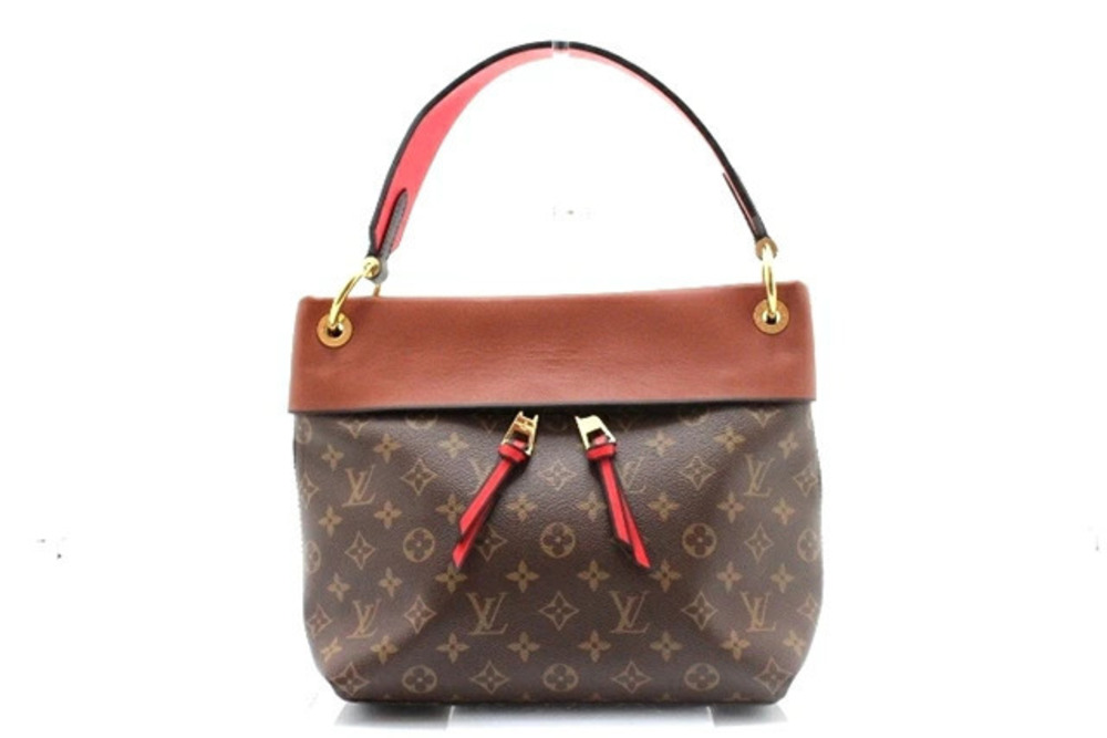 LOUIS VUITTON Tuileries Besace Shoulder Bag Monogram Caramel Tan
